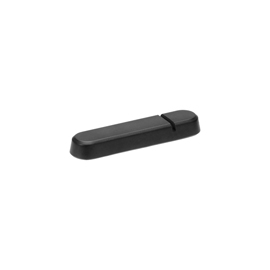 POGGIAPOSATE - 8 X 2 X 1 CM - MELAMINA - NERO - LEONE - CONF. 6 PEZZI 101394