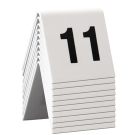 NUMERI PER TAVOLI - SET DA 11 A 20 - SECURIT 74553