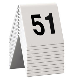NUMERI PER TAVOLI - SET DA 51 A 60 - SECURIT 74557