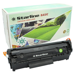 TONER NERO COMPATIBILE STARLINE BASIC PER X HP LJ 1010 1012 1015 3015 3020 3030 STLQ2612A