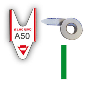 ROTOLO DA 2000 TICKET PER ELIMINA CODE - VERDE - PRINTEX - CONF. 5 ROTOLI 74645