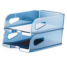VASCHETTA PORTACORRISPONDENZA - MAXI - 34,5X27,8X11 CM - AZZURRO - ARDA 87000