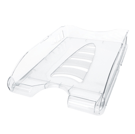 VASCHETTA PORTACORRISPONDENZA SUNRISE - 33,5X25,4X7 CM - 23X32 CM - CRISTALLO TRASPARENTE - ARDA 75077