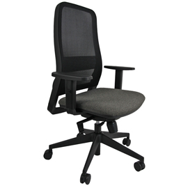 POLTRONA SEMIDIREZIONALE TITAN - NERO - UNISIT 100555