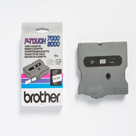 BROTHER - NASTRO - 12MM - NERO SU BIANCO - PER PT-PC - TX231 BROTX231