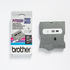 BROTHER - NASTRO -  NERO-BIANCO - TX251 - 24MM X7,7MT BROTX335