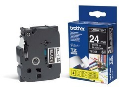 BROTHER - NASTRO - BIANCO-NERO - TZE355 - 24MM X 8MT BROTZE355