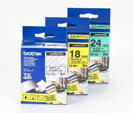 BROTHER - NASTRO - NERO-TRASPARENTE TZE161 - 36MM X 8MT BROTZE161