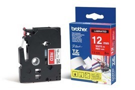 BROTHER - NASTRO -  BIANCO-ROSSO - TZE435 - 12MM X 8MT BROTZE435
