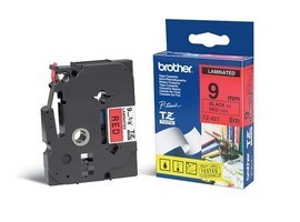 BROTHER - NASTRO -  NERO-ROSSO - TZE421 -  9MM X 8MT BROTZE421