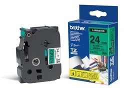 BROTHER - NASTRO -  NERO-VERDE - TZE751 - 24MM X 8MT BROTZE751