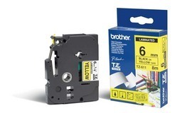 BROTHER - NASTRO -  NERO-GIALLO - TZE621 - 9MM X 8MT BROTZE621