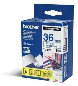 BROTHER - NASTRO - BLU-BIANCO - TZE263 - 36MM X 8MT BROTZE263