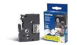 BROTHER - NASTRO - BIANCO-NERO - TZE315 - 6MM X 8MT BROTZE315