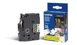 BROTHER - NASTRO  - ORO-NERO - TZE344 - 18MM X 8MT BROTZE344