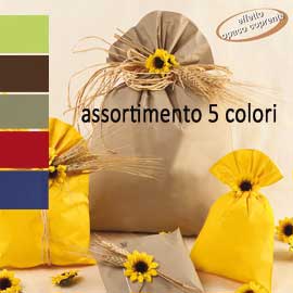 BUSTE REGALO MAT PEARLY A - IN PPL - ASSORTIMENTO 5 COLORI CLASSICI - 40 X 65CM - PNP - CONF. 50 BUSTE 70937