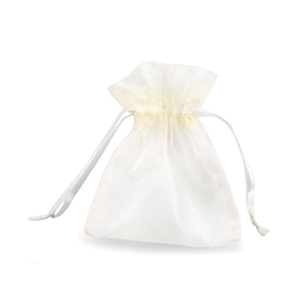 SACCHETTI ORGANZA MILLY - 8,5X10CM - AVORIO - 20 SACCHETTI - PNP 86799