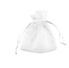 SACCHETTI ORGANZA MILLY - 12,5X17CM - BIANCO - 20 SACCHETTI - PNP 86800