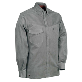 CAMICIA DA LAVORO BAHIA - TAGLIA L - GRIGIO - COFRA 98006