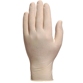 GUANTI NON TALCATI V1340 - LATTICE - TG. PICCOLA 6/7 - DELTAPLUS - CONF. 100 PEZZI 90656