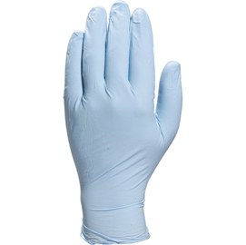 GUANTI IN NITRILE - NON TALCATI - TAGLIA MEDIA - AMBIDESTRI - AZZURRO CHIARO - DELTAPLUS - SCATOLA DA 100 PEZZI 74173