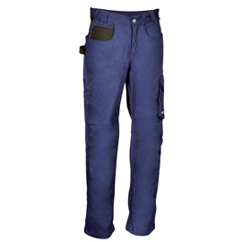 PANTALONE DA DONNA WALKLANDER - TAGLIA 44 - BLU NAVY/NERO - COFRA 98045