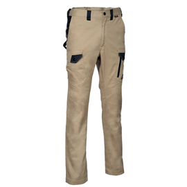 PANTALONE JEMBER SUPER STRECH - TAGLIA 54 - CORDA/NERO - COFRA 97899