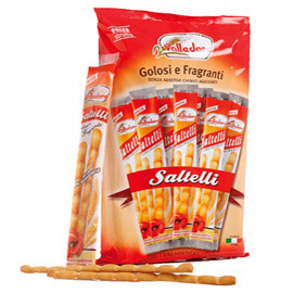 GRISSINI SALTELLI - 240 GR - MULTIPACK 18  MONOPORZIONI - VALLEDORO 93837