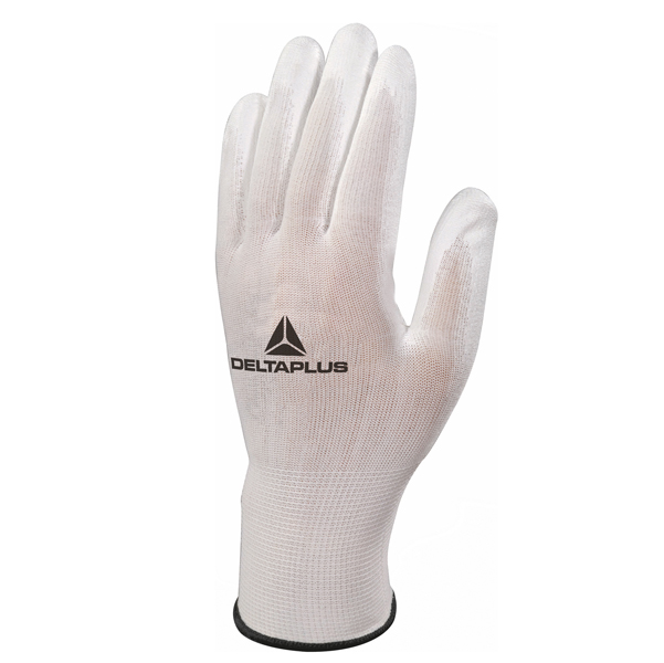 GUANTI ANTISTATICO VE702PESD - POLIESTERE - CARBONIO - TG. 10 - BIANCO - DELTAPLUS 92226