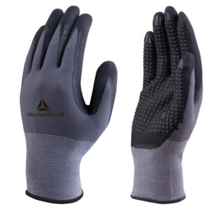GUANTO DI PRECISIONE VE727NO - POLIAMMIDE - PALMO IN NITRILE-POLIURETANO - GRIP SUL PALMO - TAGLIA 09 - GRIGIO-NERO - DELTAPLUS 73630