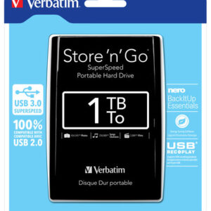 HARD DISK ESTERNO USB 3.0 1TB VERBATIM VERB53023