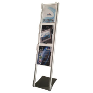 PORTADEPLIANT DA TERRA VISION ICE - 3 TASCHE A4 - TECNOSTYL 53840