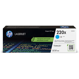 HP - CARTUCCIA TONER ORIGINALE LASERJET HP 220X - CIANO - W2201X - 5.500 PAG HPW2201X