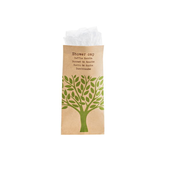 CUFFIE DOCCIA IMBUSTATE LINEA CORTESIA NATURA - LEONE - CONF. 50 PEZZI 91643