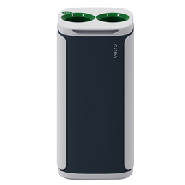 CESTINO GETTACARTE WASTEE - PER RACCOLTA DIFFERENZIATA - 60 L - VERDE/VETRO - KOBRA 99853