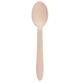 CUCCHIAIO MONOUSO IN LEGNO - 16,5 CM - SIGNOR BIO - CONF. 100 PEZZI 99428