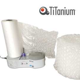FILM CUSCINO A BOLLE WIROLL PER MACCHINA WI1000 - 400X290 MM - LUNGHEZZA FILM 300 M - TITANIUM 82042