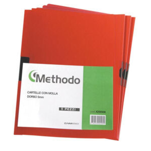CARTELLA C-DURACLIP ROSSO CAIMI D5 51582