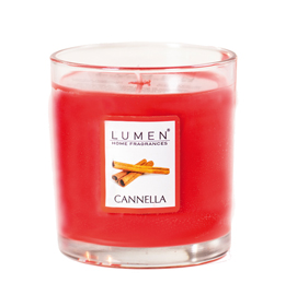 CANDELA IN BICCHIERE - CANNELLA - LUMEN 76414