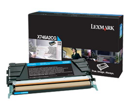 LEXMARK/IBM - TONER - CIANO - X746A2CG - NON RETURN PROGRAM - 7.000 PAG IBMX746A2CG