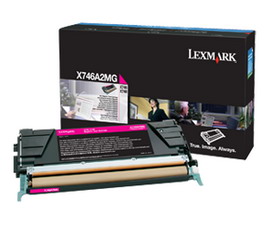 LEXMARK/IBM - TONER - MAGENTA - X746A2MG - NON RETURN PROGRAM - 7.000 PAG IBMX746A2MG