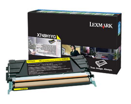 LEXMARK/IBM - TONER - GIALLO - X748H1YG - RETURN PROGRAM - 10.000 PAG IBMX748H1YG
