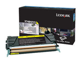 LEXMARK/IBM - TONER - GIALLO - X748H2YG - NON RETURN PROGRAM - 10.000 PAG IBMX748H2YG