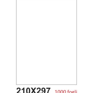 ETICHETTA 210X297 SU F.TO A4 CF 1000 YOUR OFFICE