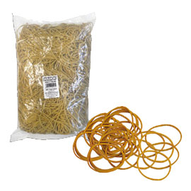 ELASTICI - GOMMA GIALLA - D 7 CM - MARKIN - SACCO DA 1 KG 72083