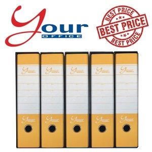 REGISTRATORE PROTOCOLLO YOUR FILE  8cm GIALLO