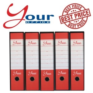 REGISTRATORE PROTOCOLLO YOUR FILE  8cm ROSSO( ROSSO SCURO)