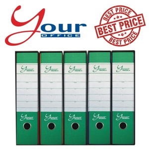REGISTRATORE PROTOCOLLO YOUR FILE  8cm VERDE OXFORD ( VERDE SCURO)