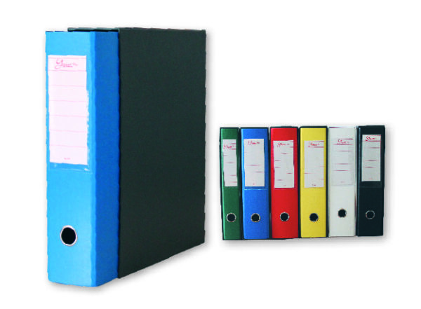 (RXP8R) REGISTRATORE YOUR FILE PLUS D.8 ROSSO CUSTODIA NERA