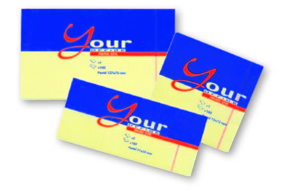 BLOCCO MEMO STICK YOUR OFFICE 75X75 - Cf. da 12